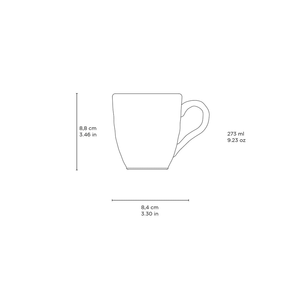 Organic Mug Set of 4
