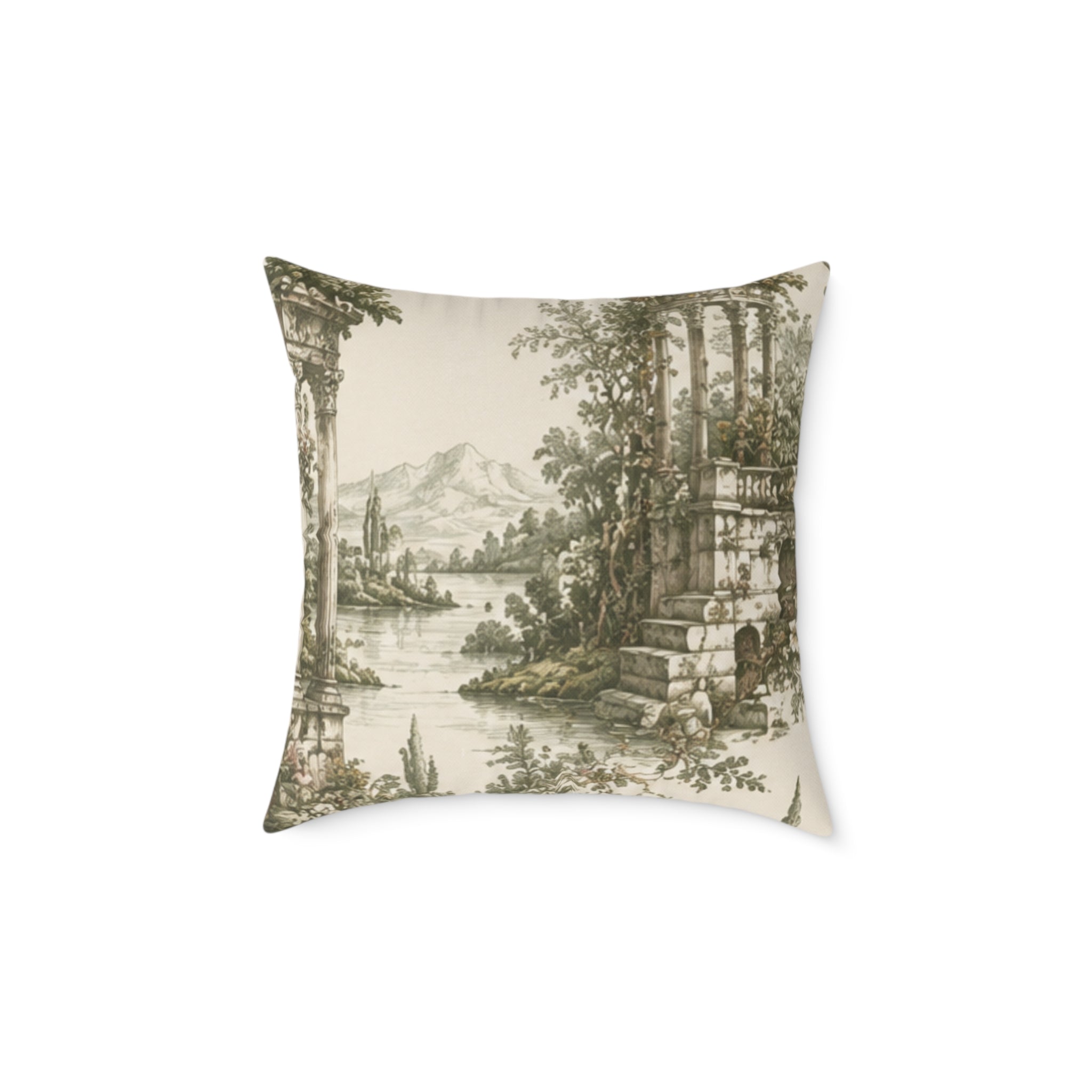 Square Poly Canvas Pillow
