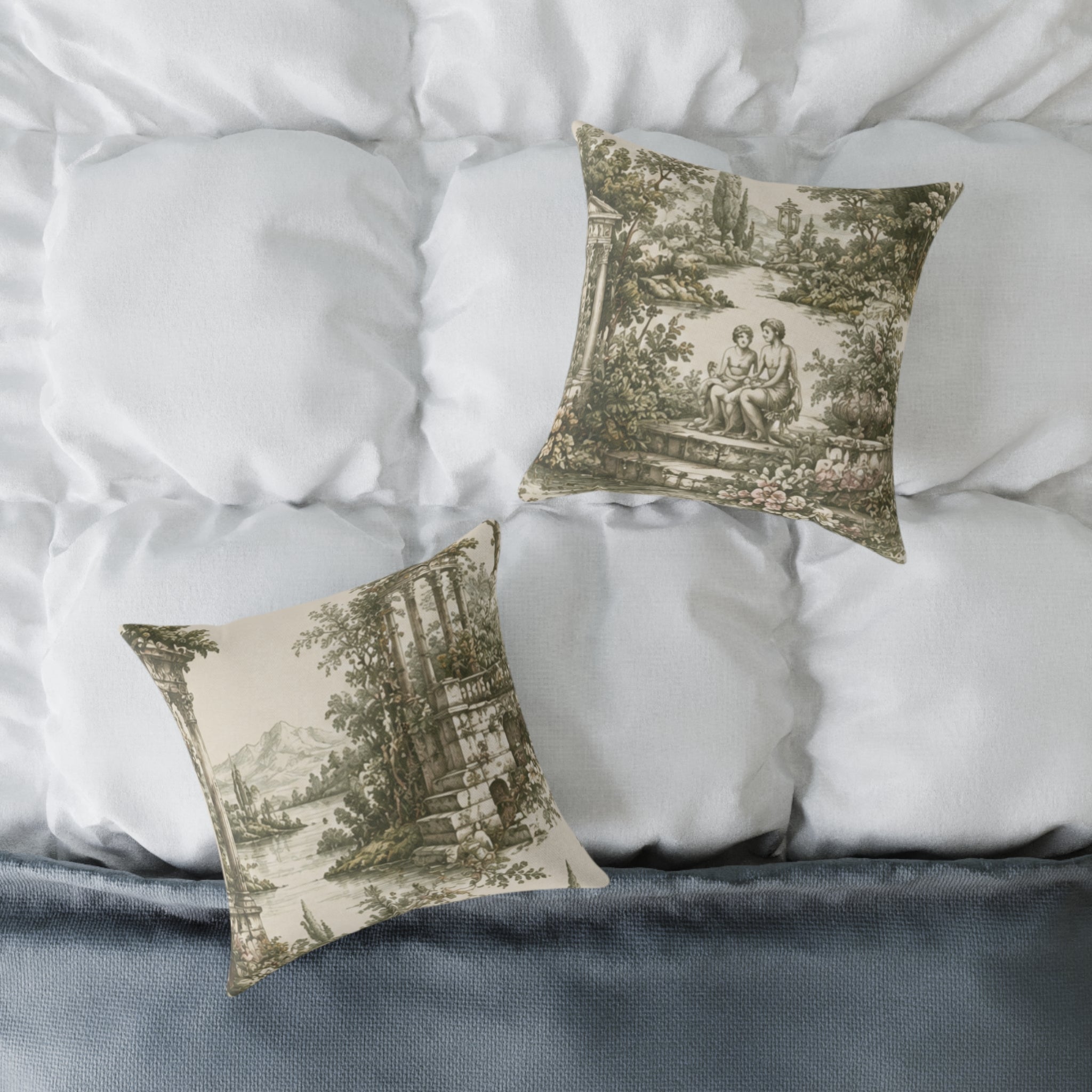 Square Poly Canvas Pillow