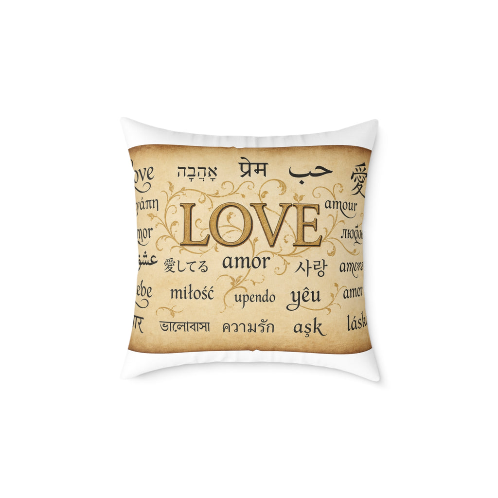 Square Poly Canvas Pillow
