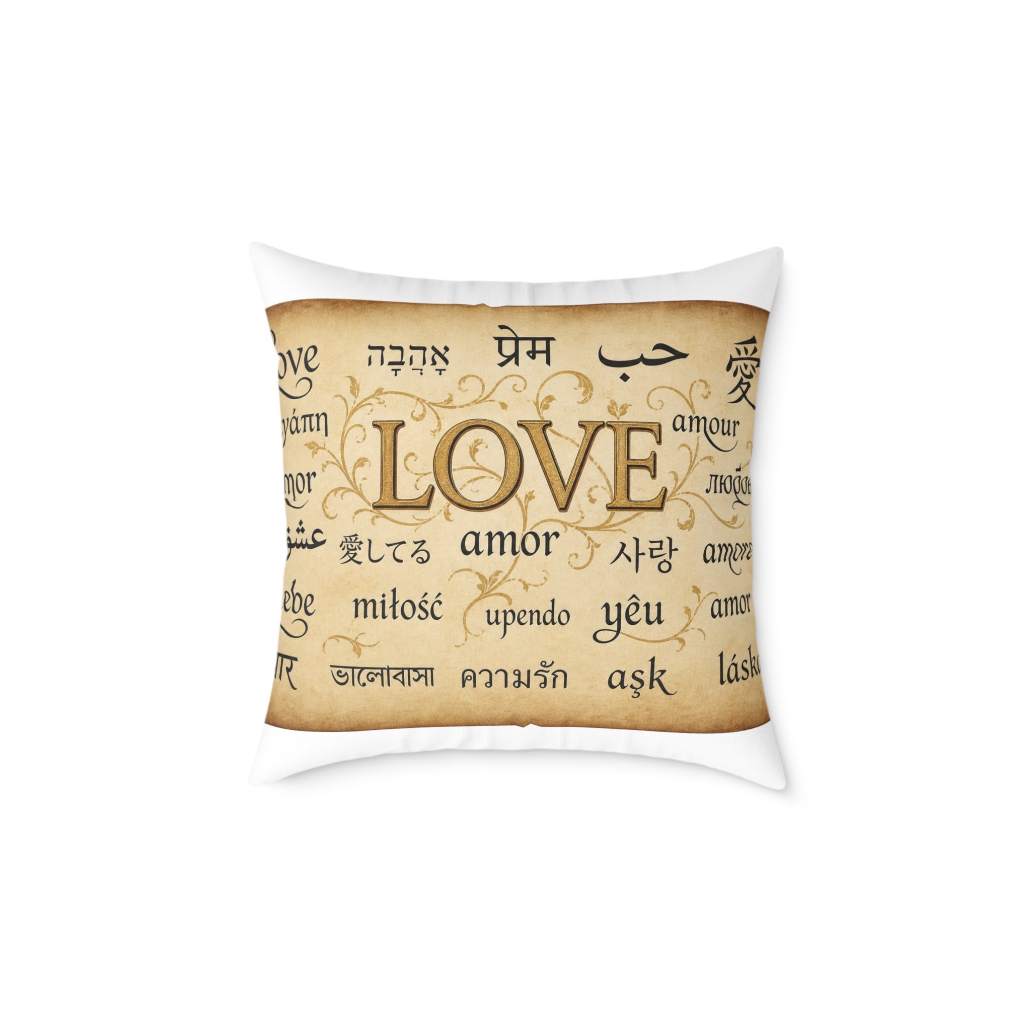 Square Poly Canvas Pillow