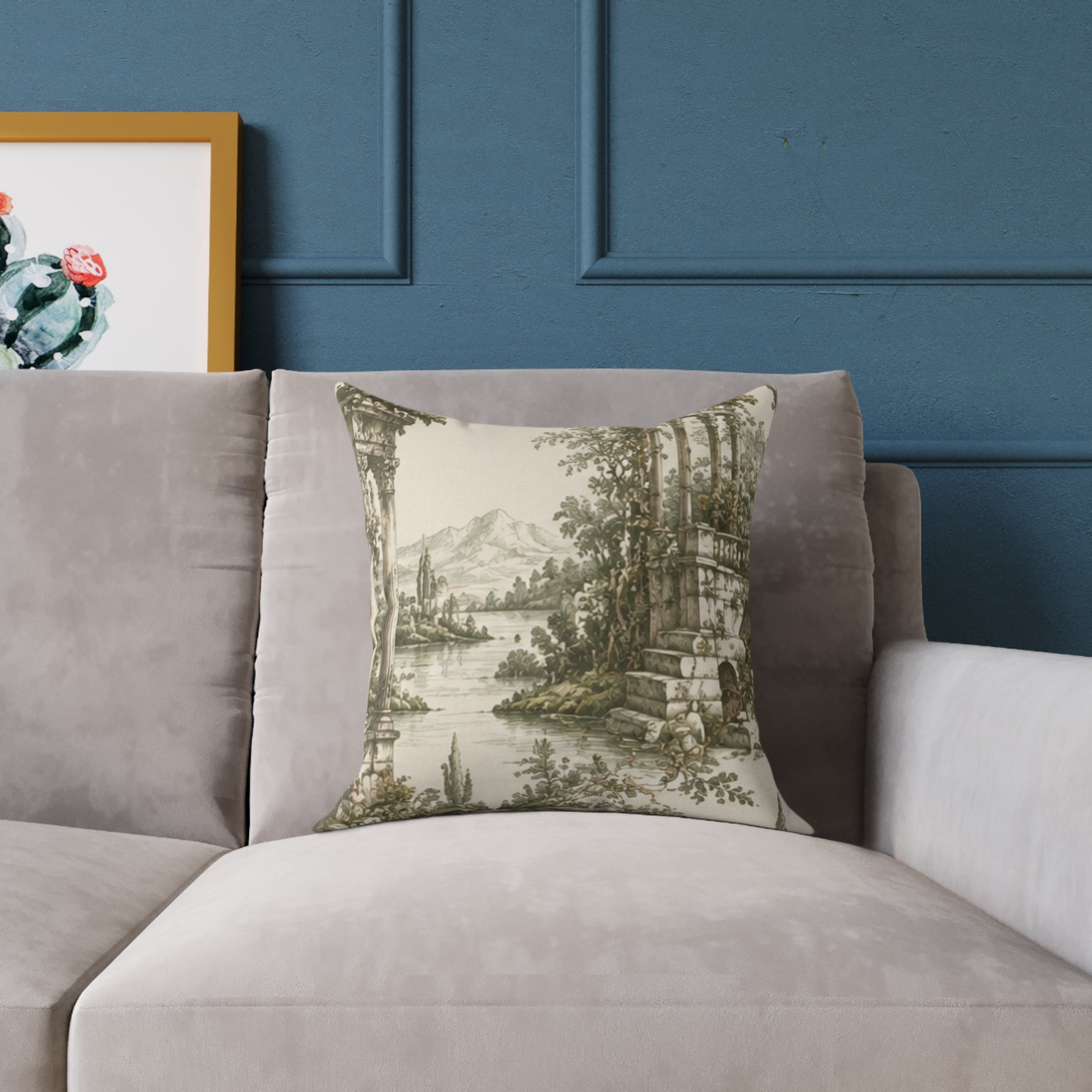 Square Poly Canvas Pillow