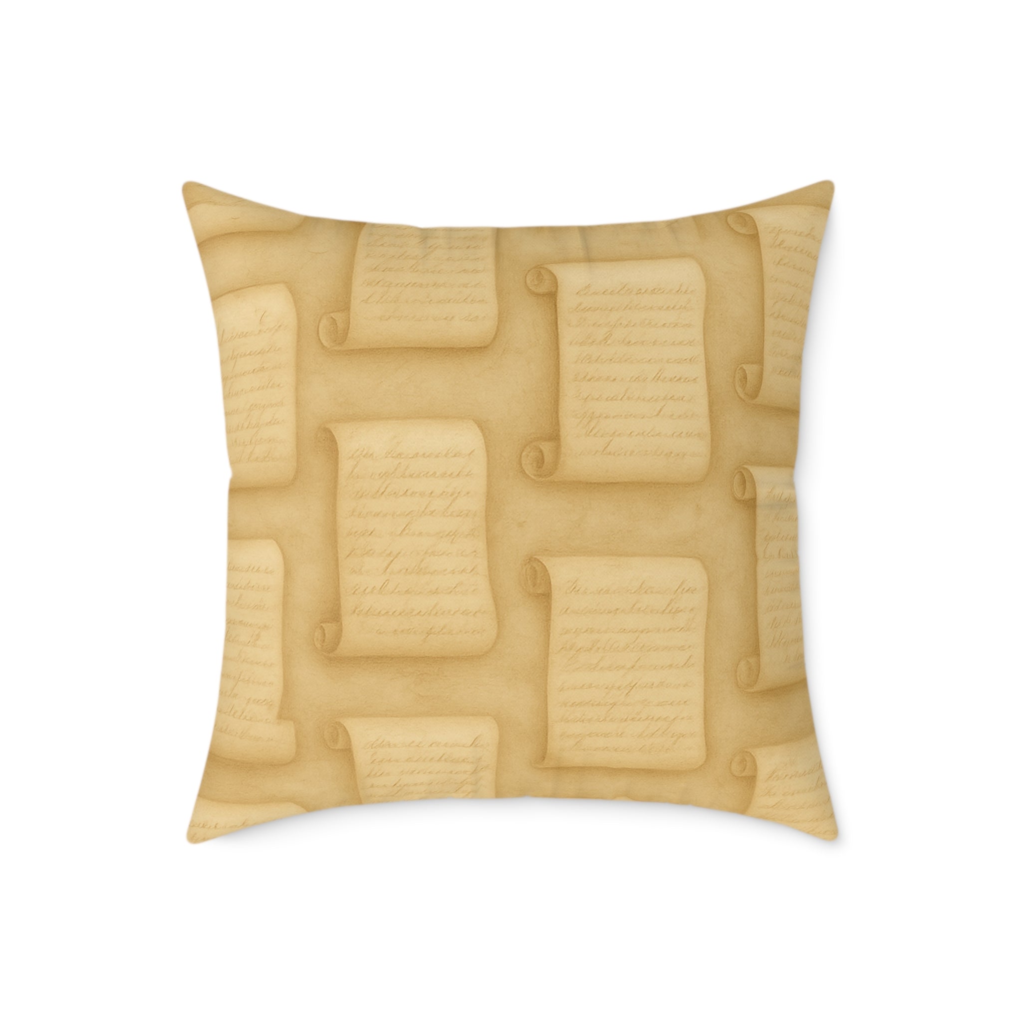 Square Poly Canvas Pillow