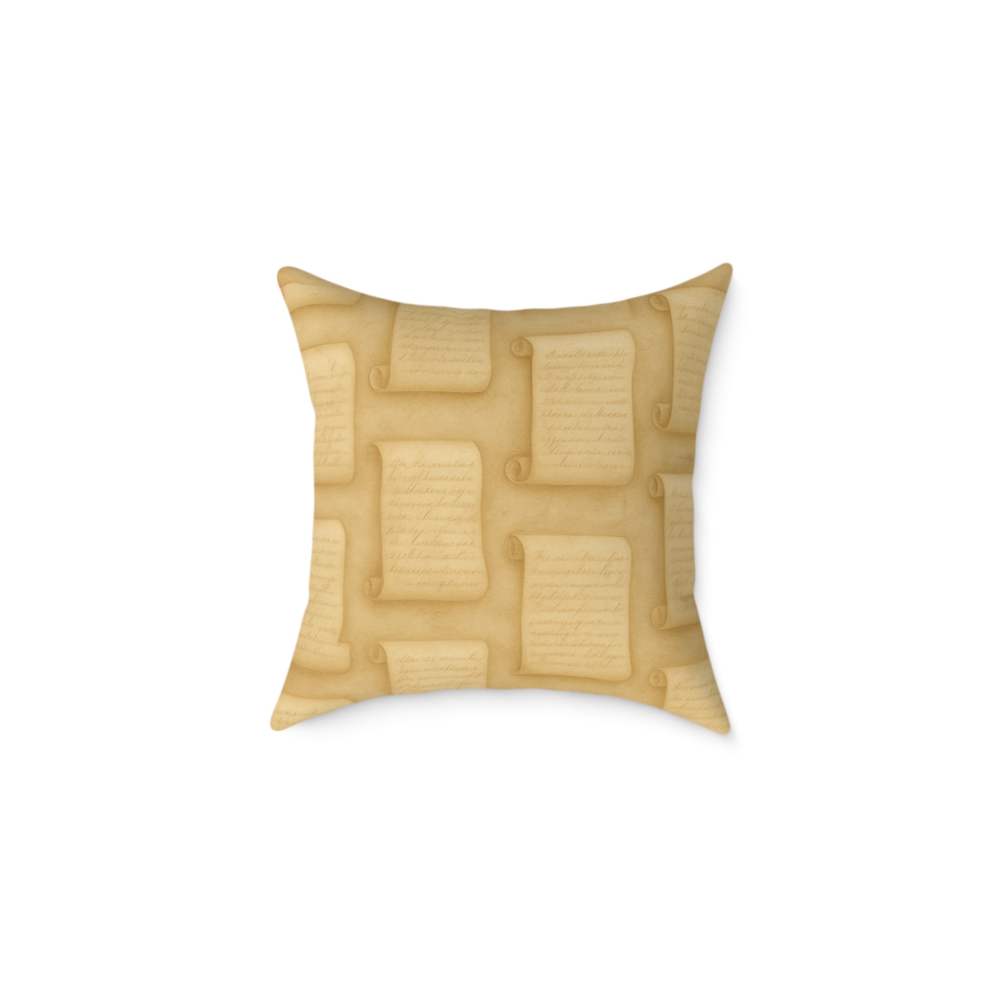 Square Poly Canvas Pillow