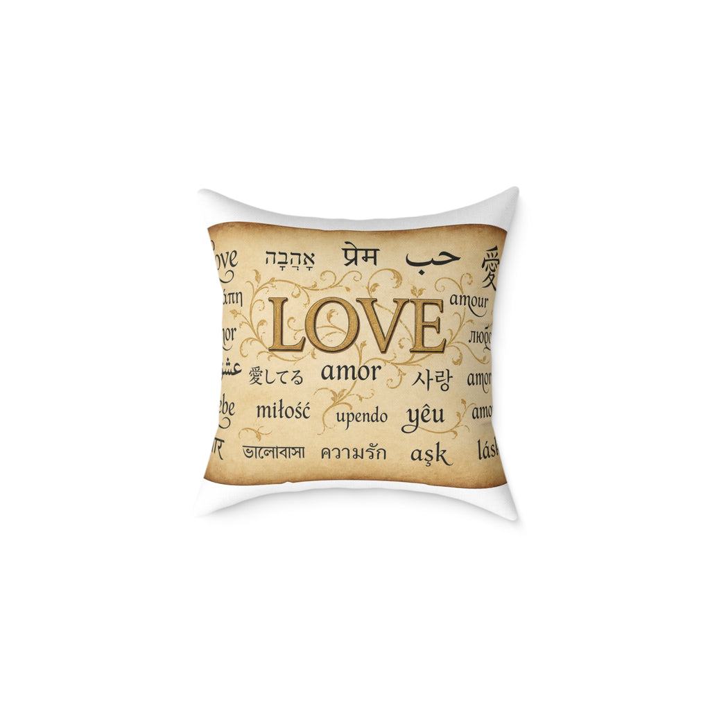 Square Poly Canvas Pillow