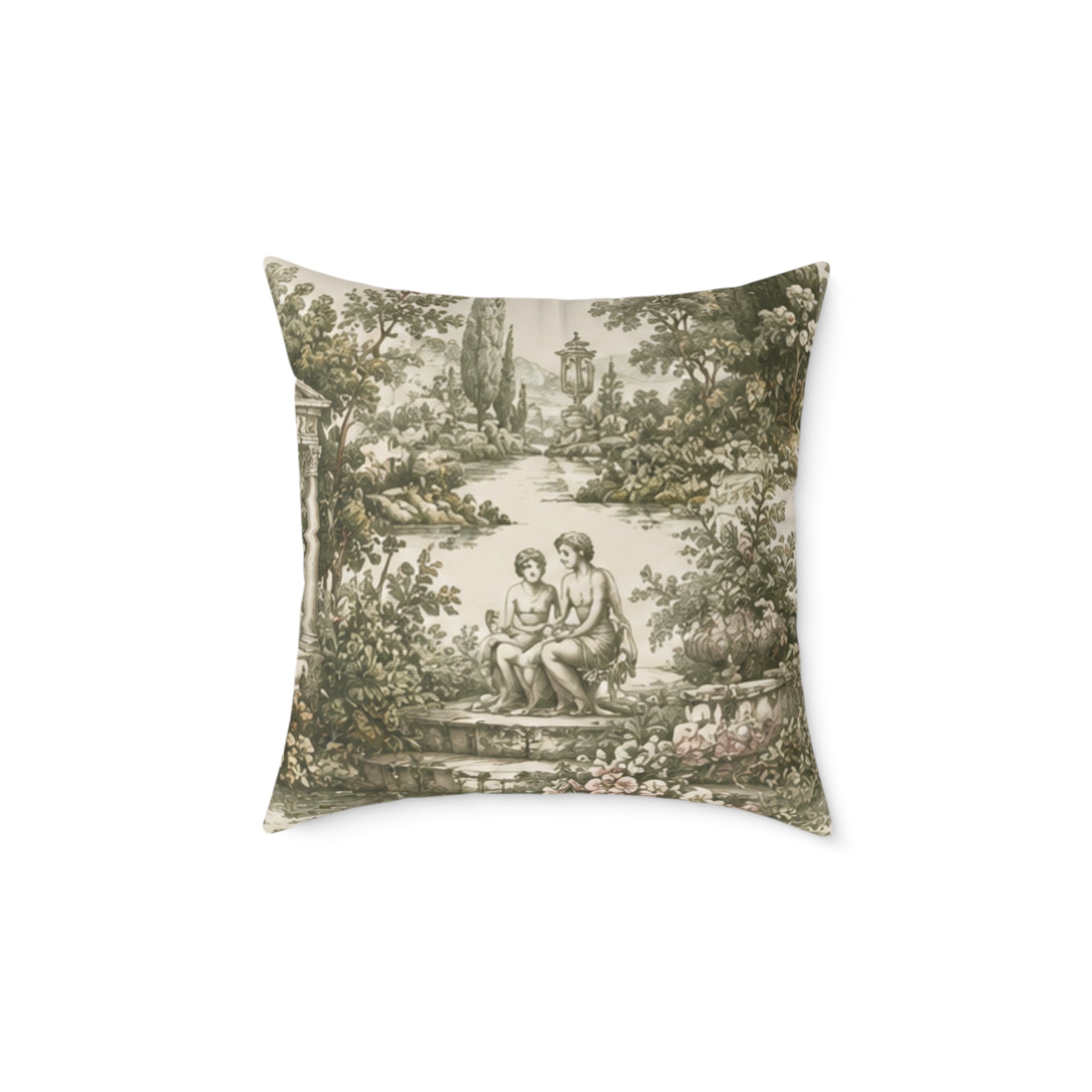 Square Poly Canvas Pillow
