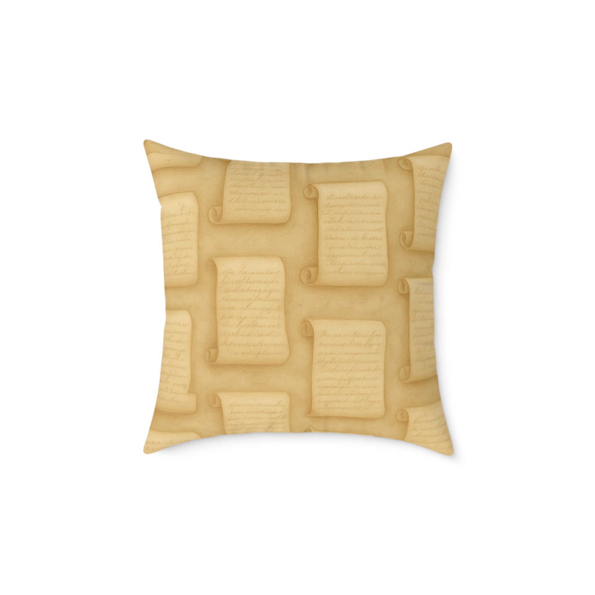 Square Poly Canvas Pillow