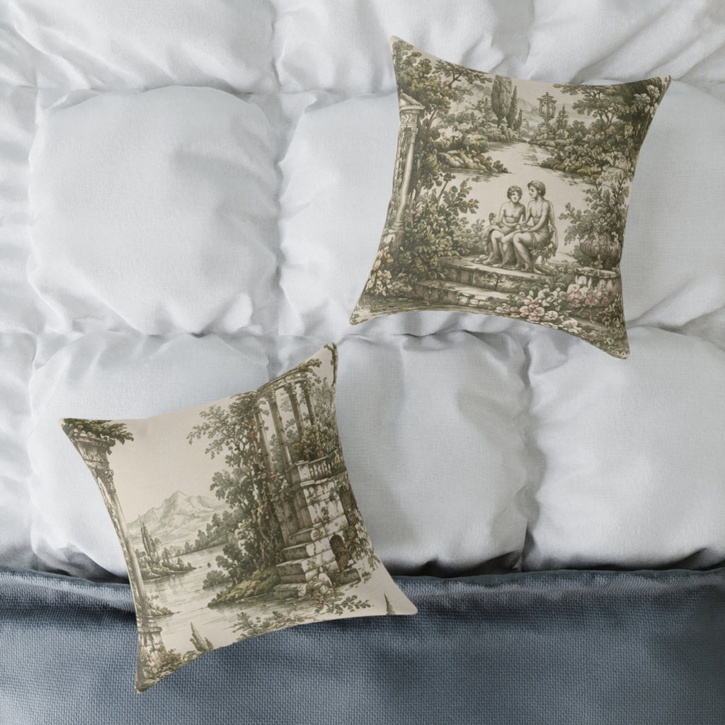 Square Poly Canvas Pillow