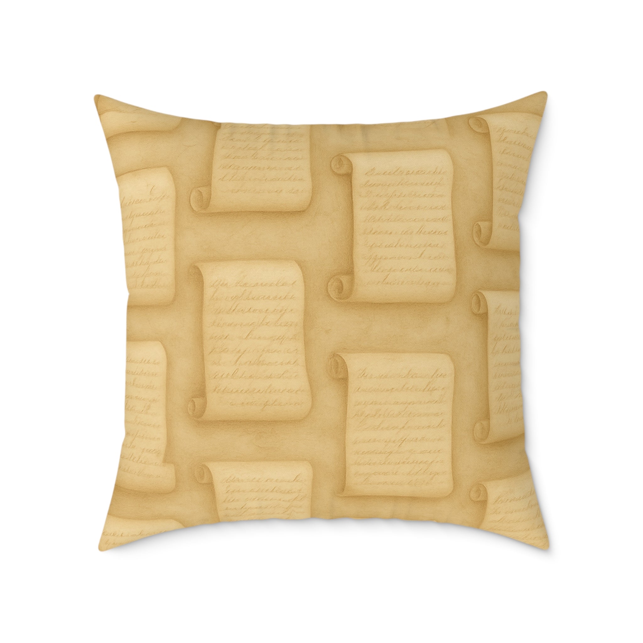 Square Poly Canvas Pillow