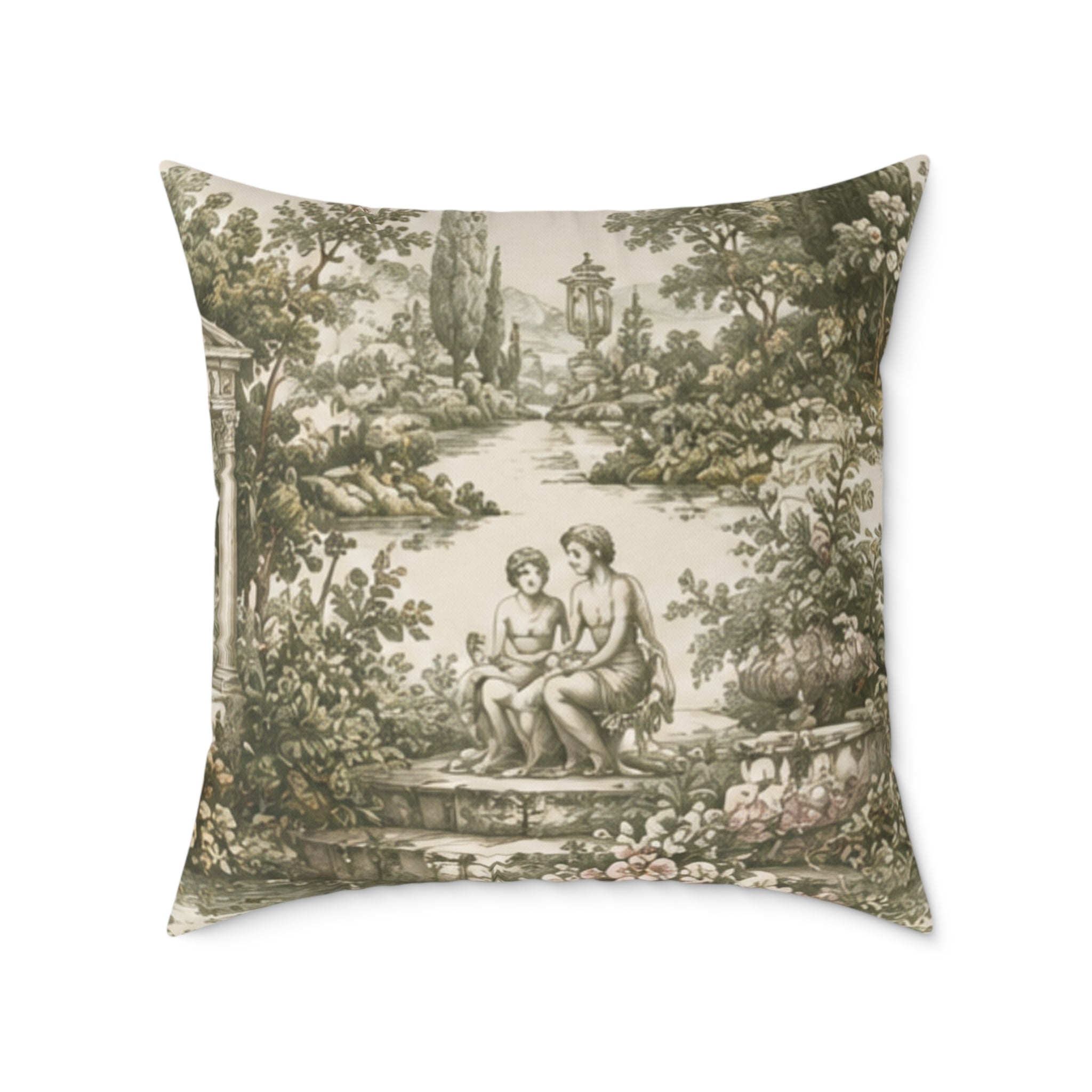 Square Poly Canvas Pillow