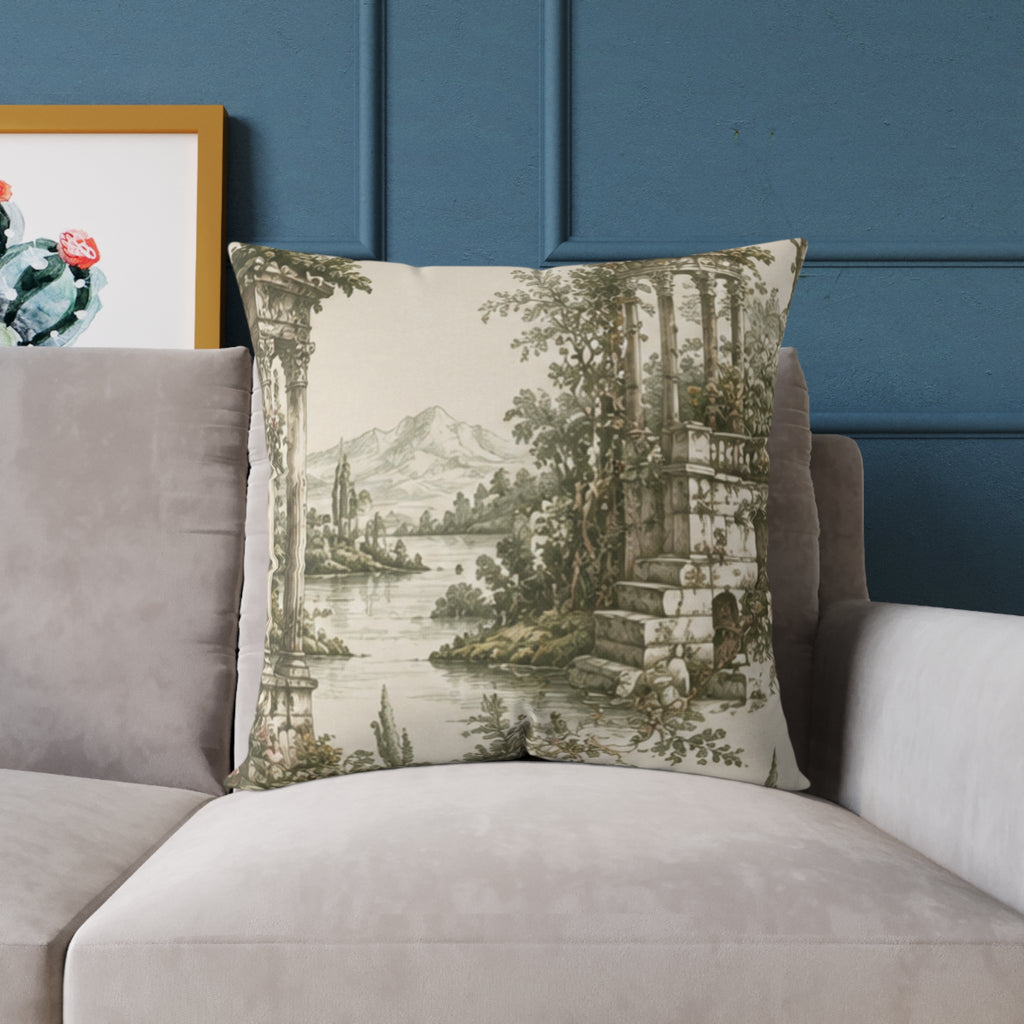 Square Poly Canvas Pillow