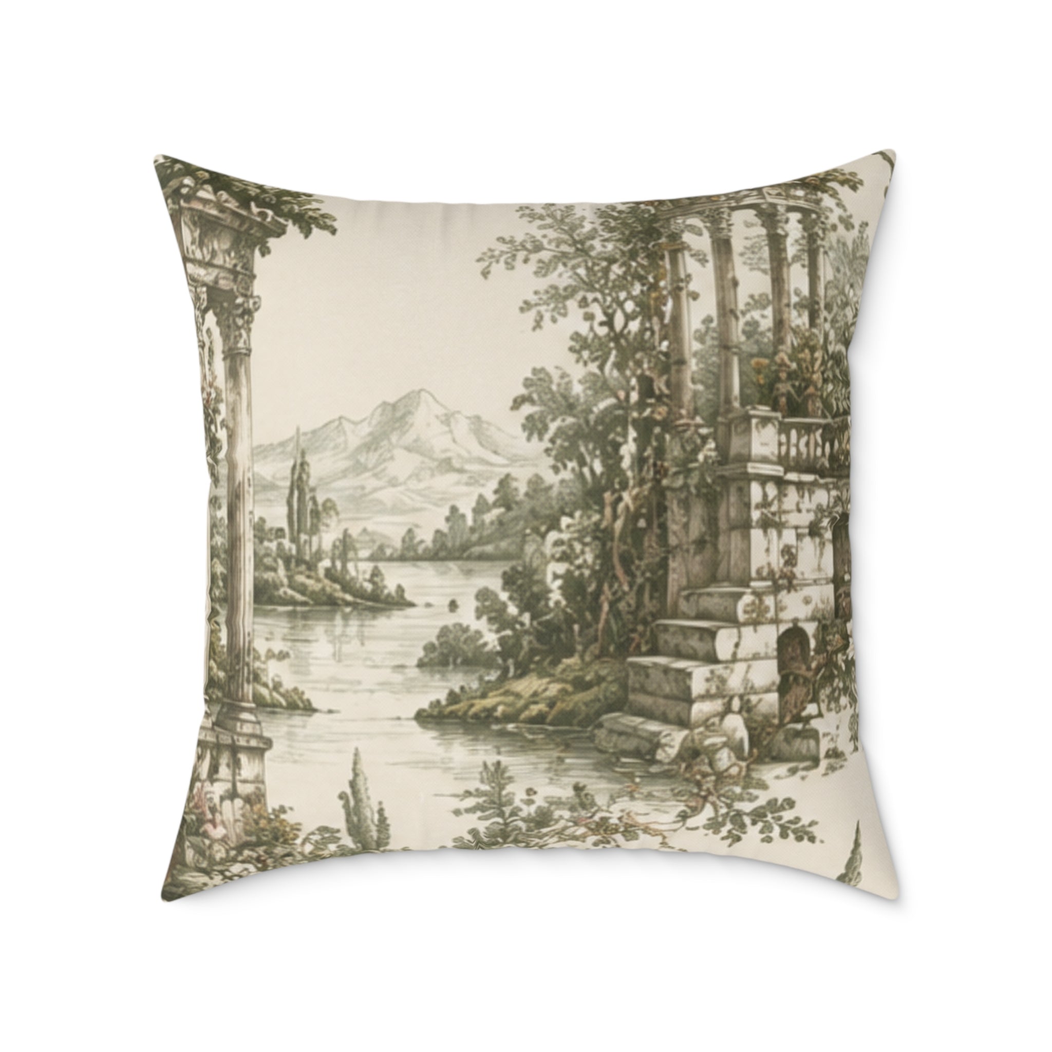 Square Poly Canvas Pillow