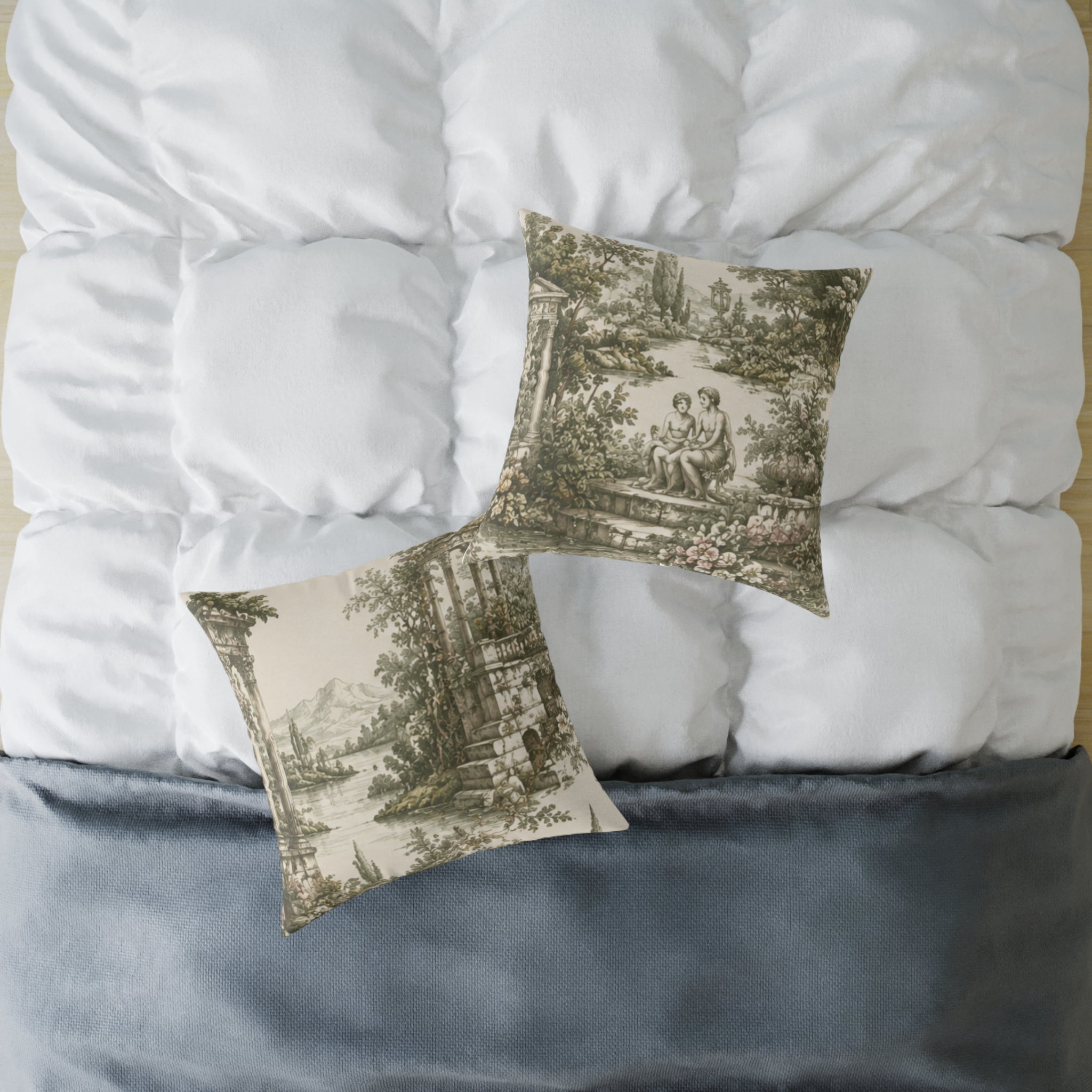 Square Poly Canvas Pillow