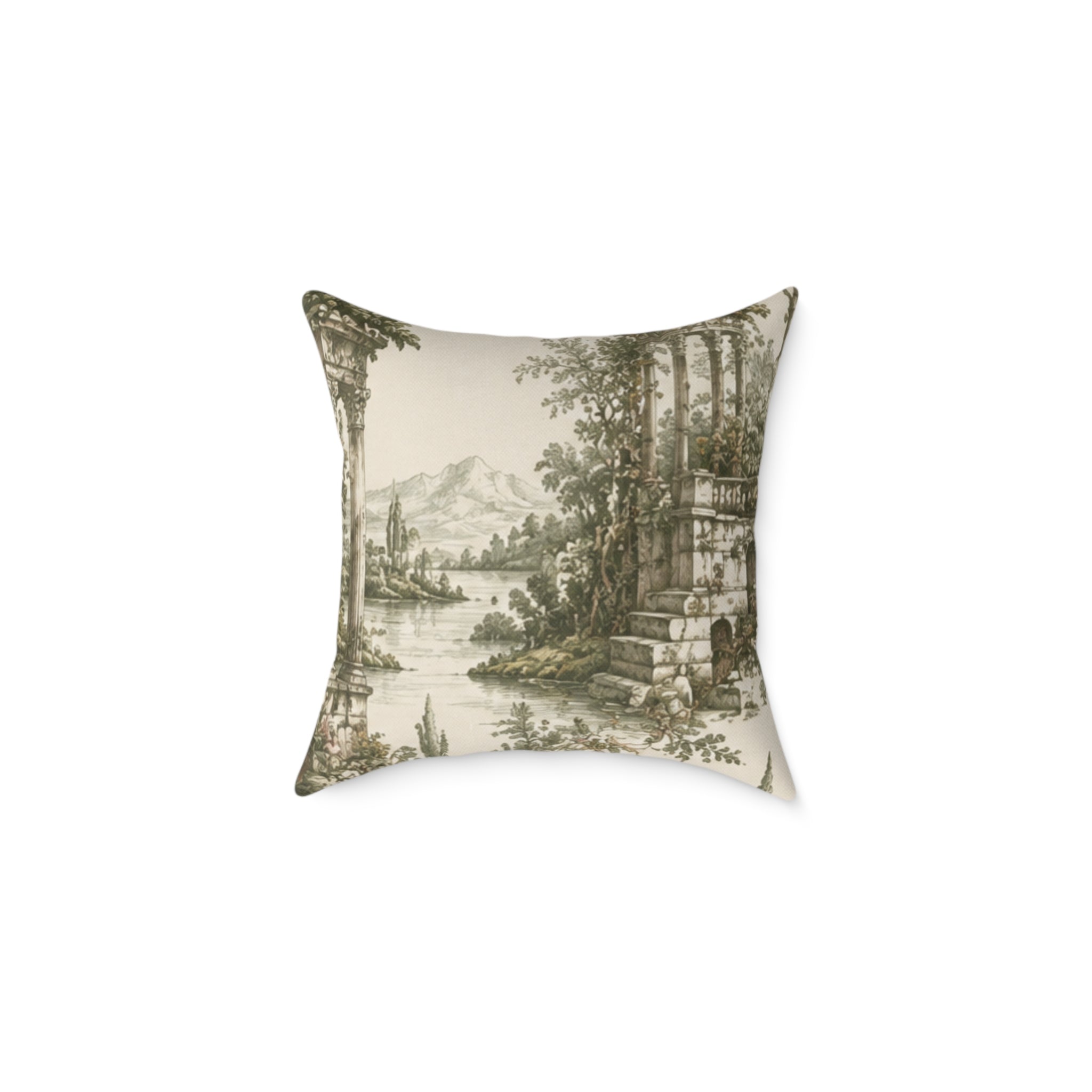 Square Poly Canvas Pillow
