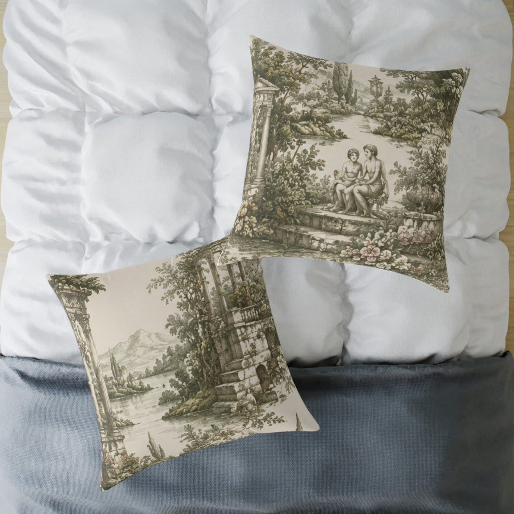 Square Poly Canvas Pillow