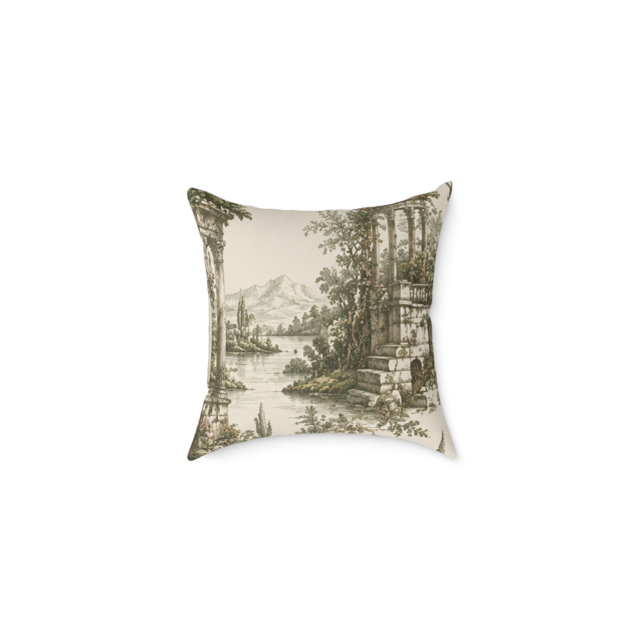 Square Poly Canvas Pillow