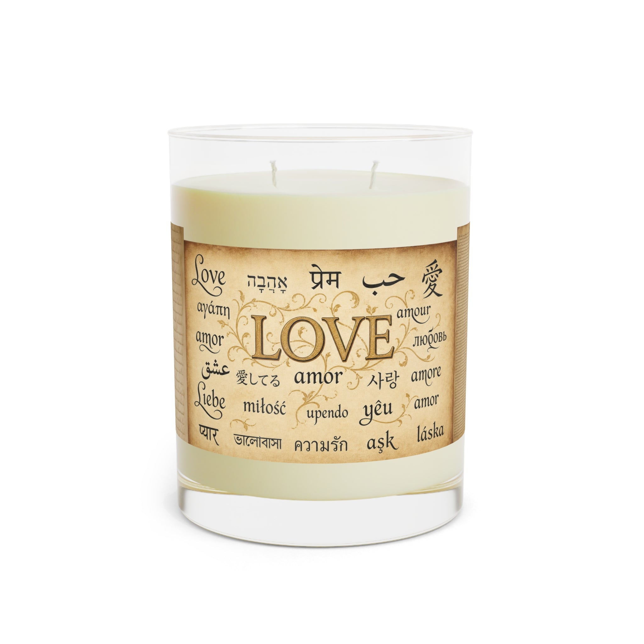 Scented Candle - Full Glass, 11oz