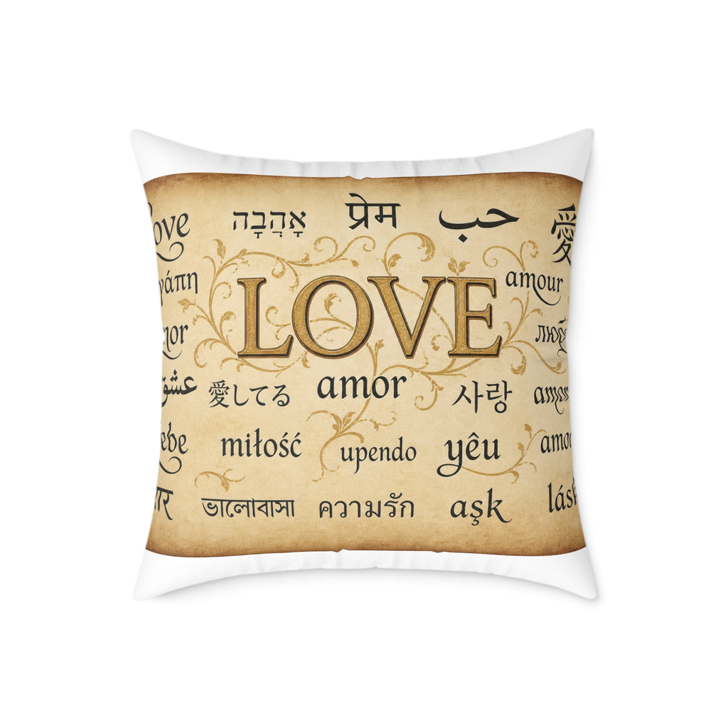 Square Poly Canvas Pillow