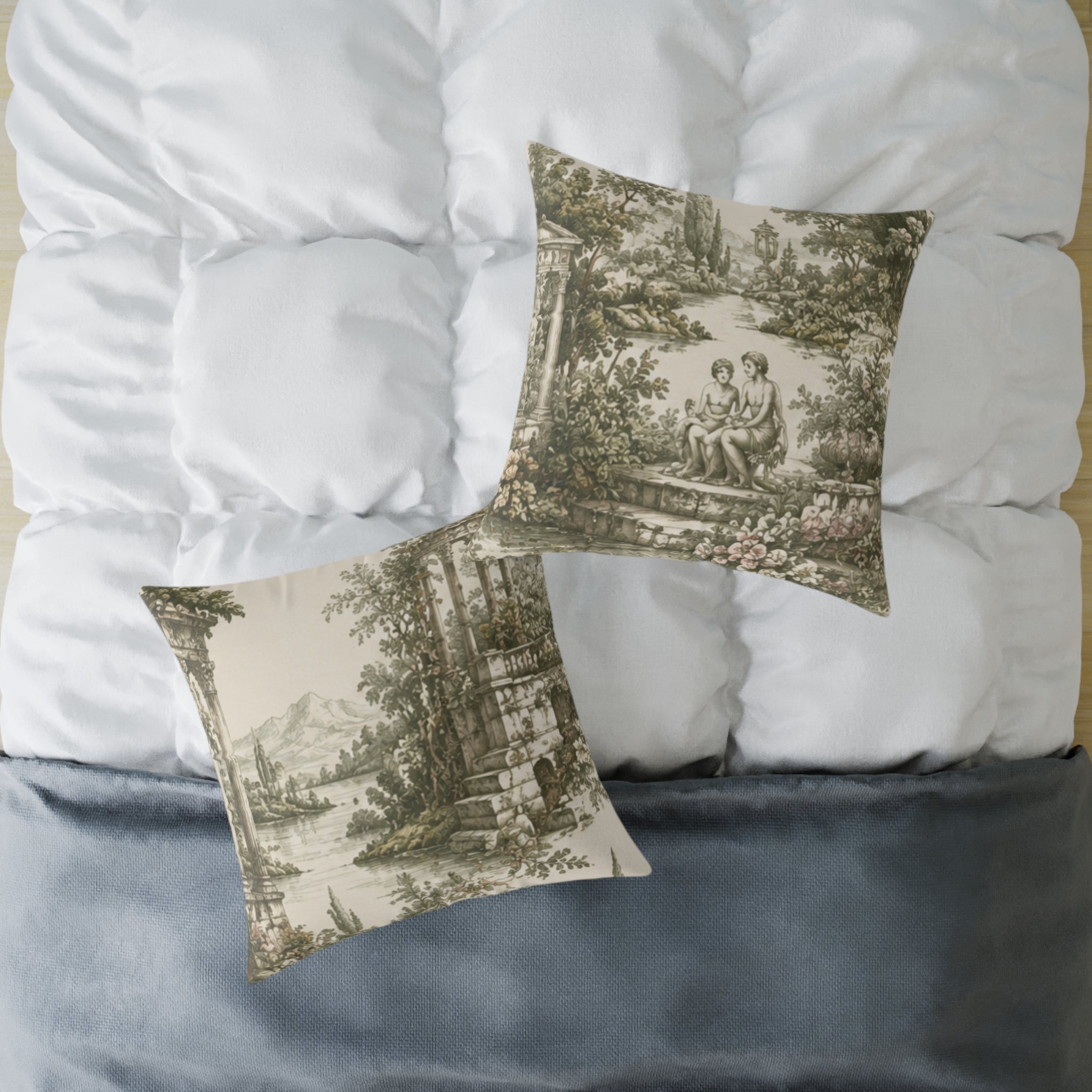 Square Poly Canvas Pillow