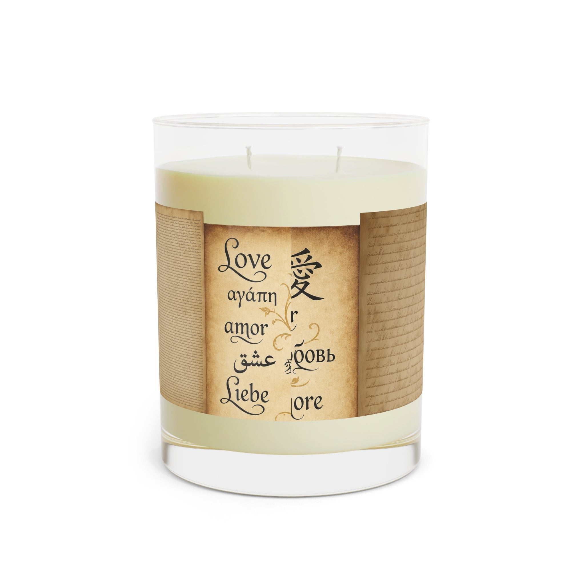 Scented Candle - Full Glass, 11oz