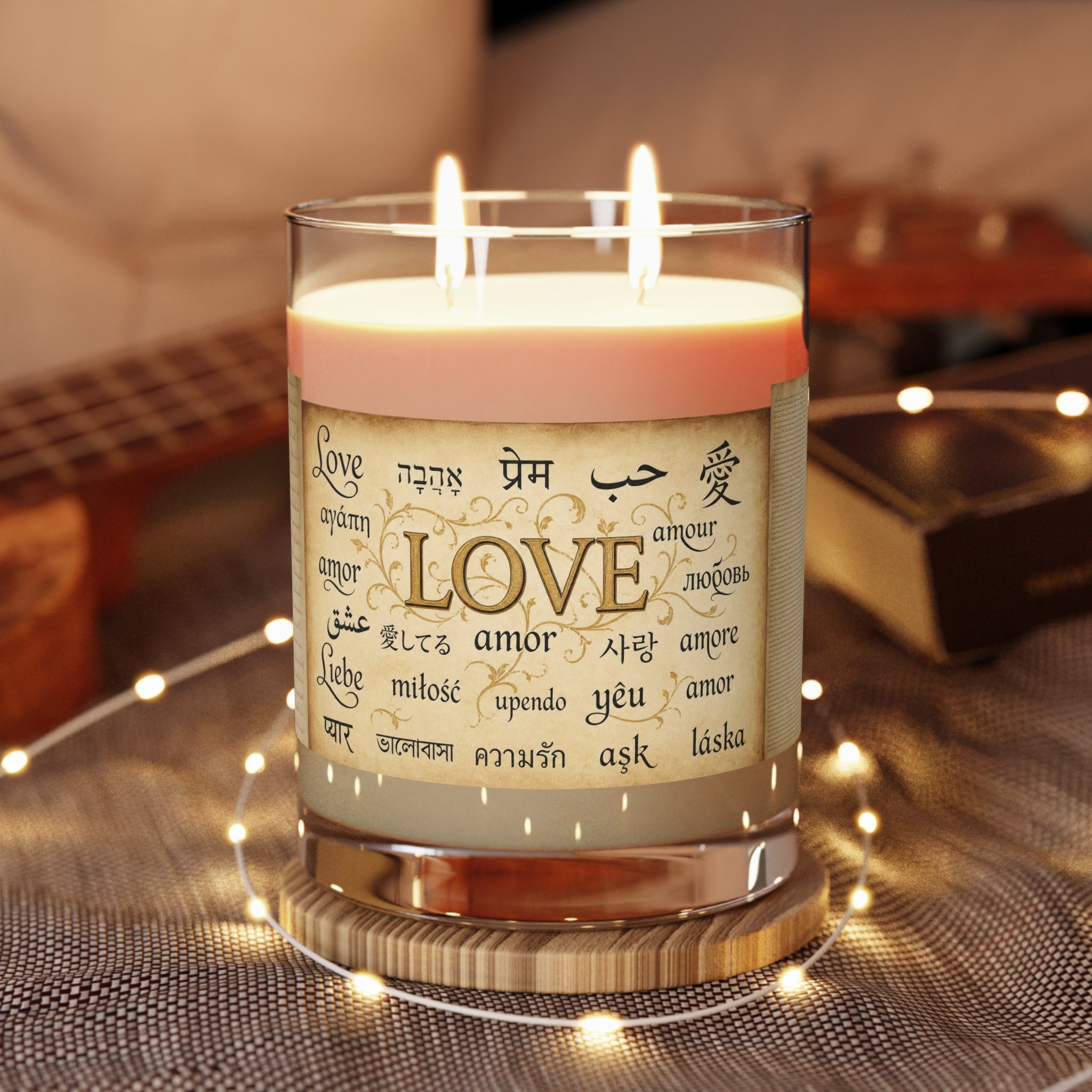 Scented Candle - Full Glass, 11oz