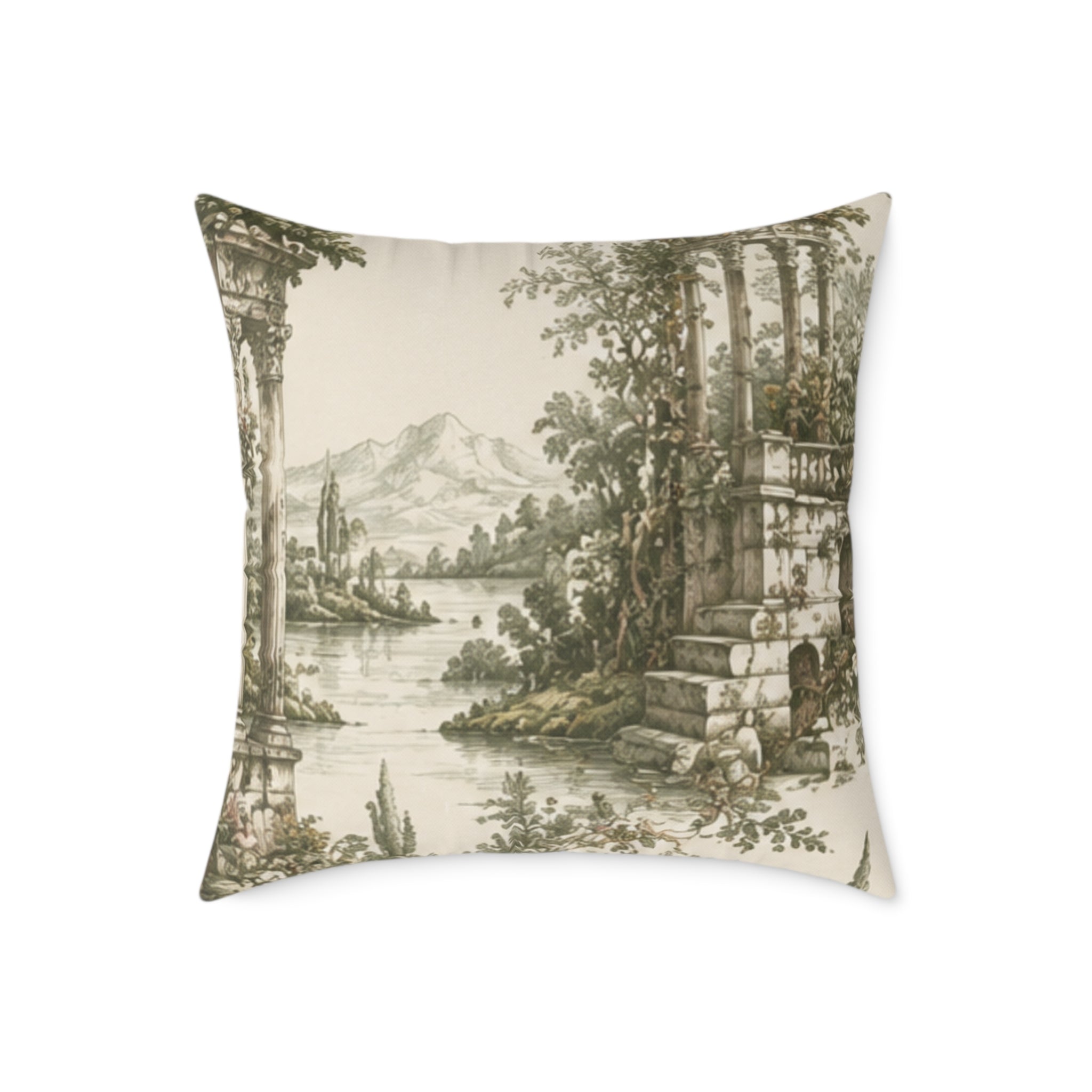 Square Poly Canvas Pillow