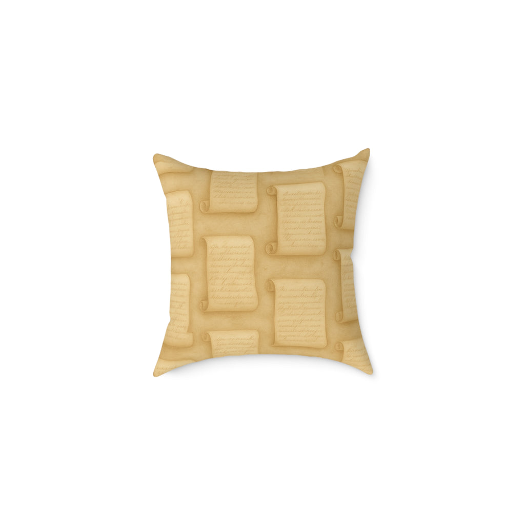 Square Poly Canvas Pillow