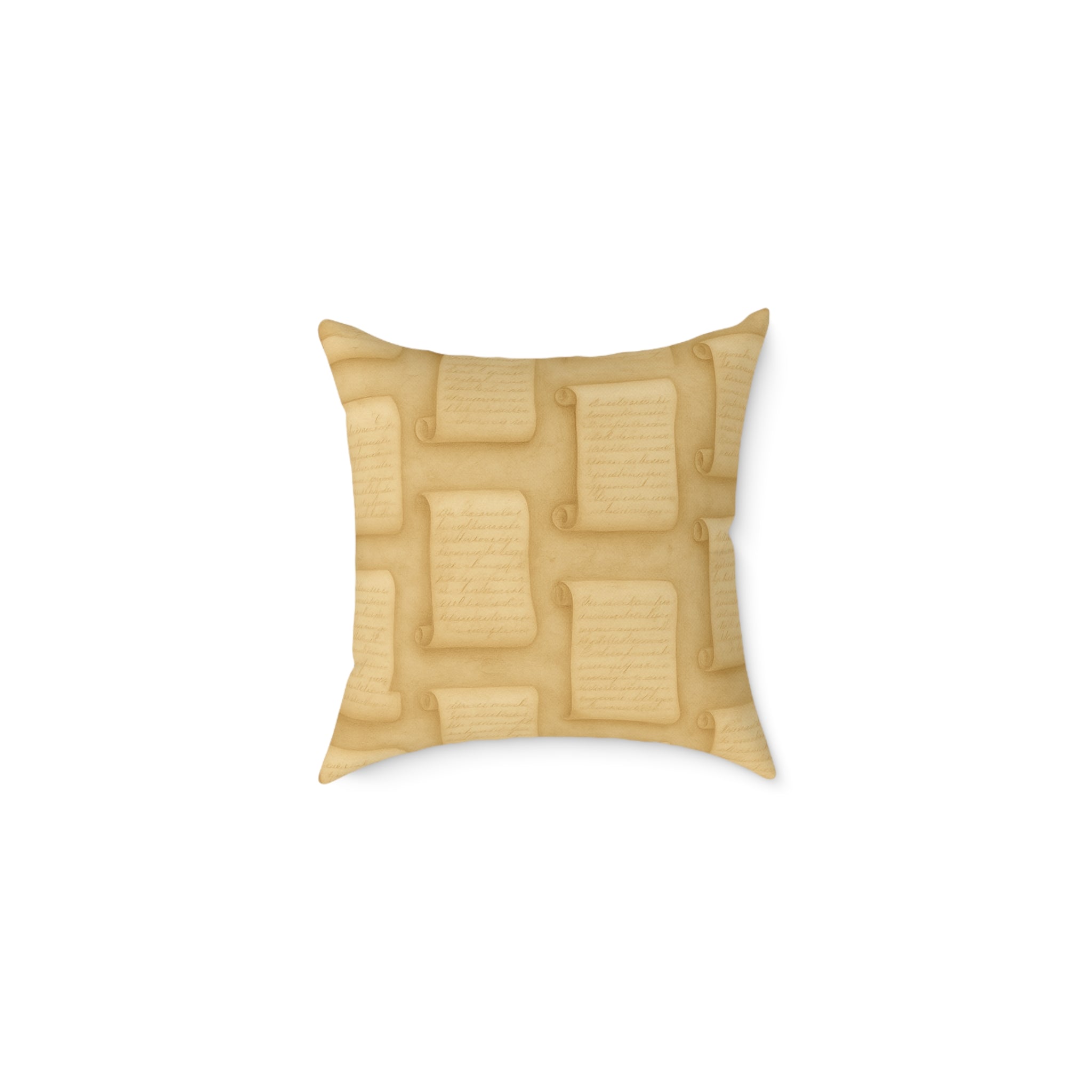 Square Poly Canvas Pillow