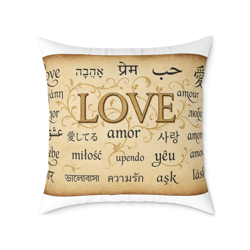 Square Poly Canvas Pillow