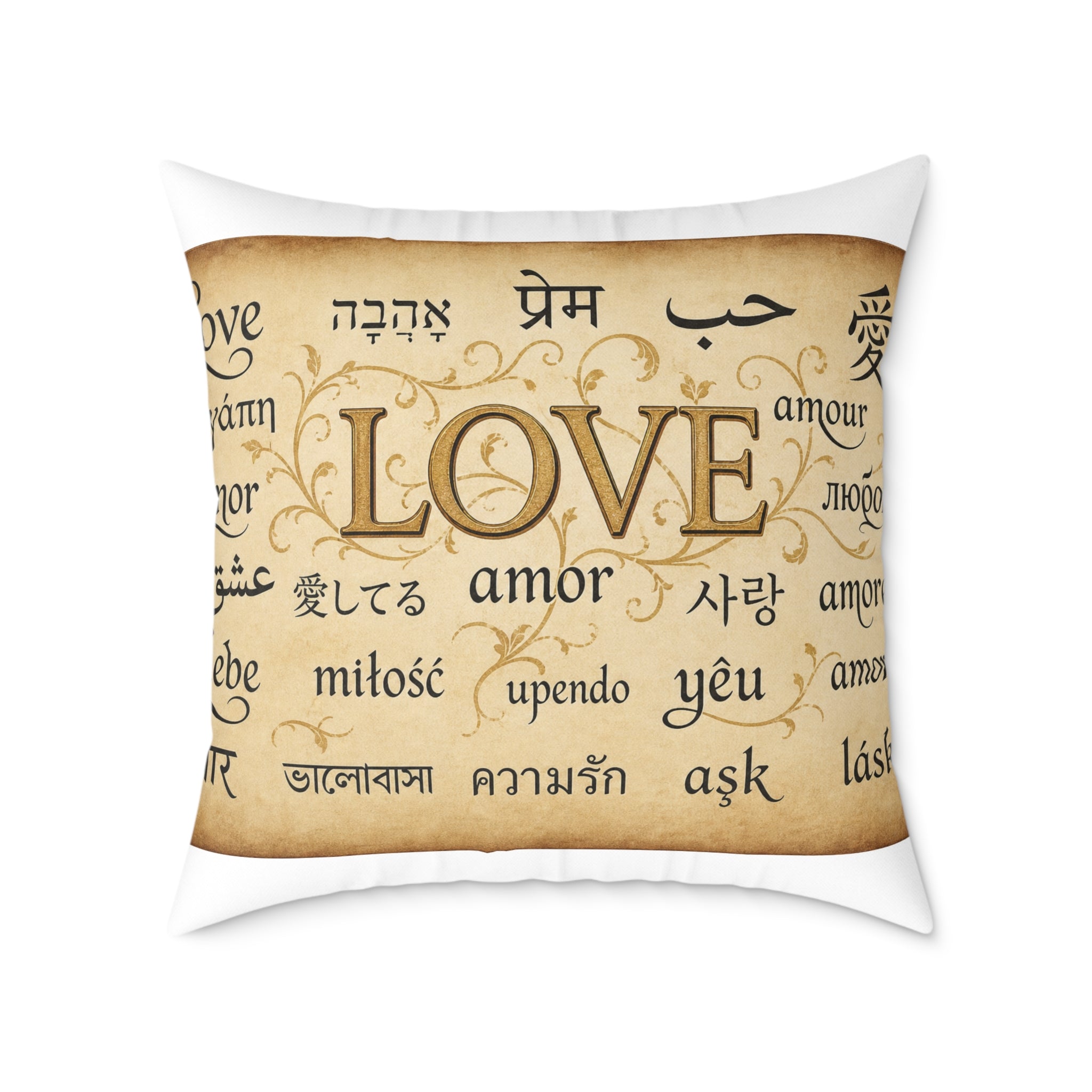 Square Poly Canvas Pillow