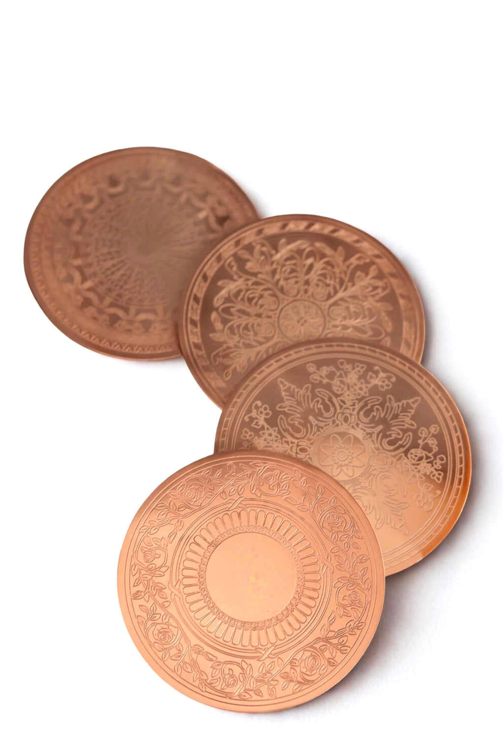 CMK Vintage Inspired Coasters Set (Set of 4)