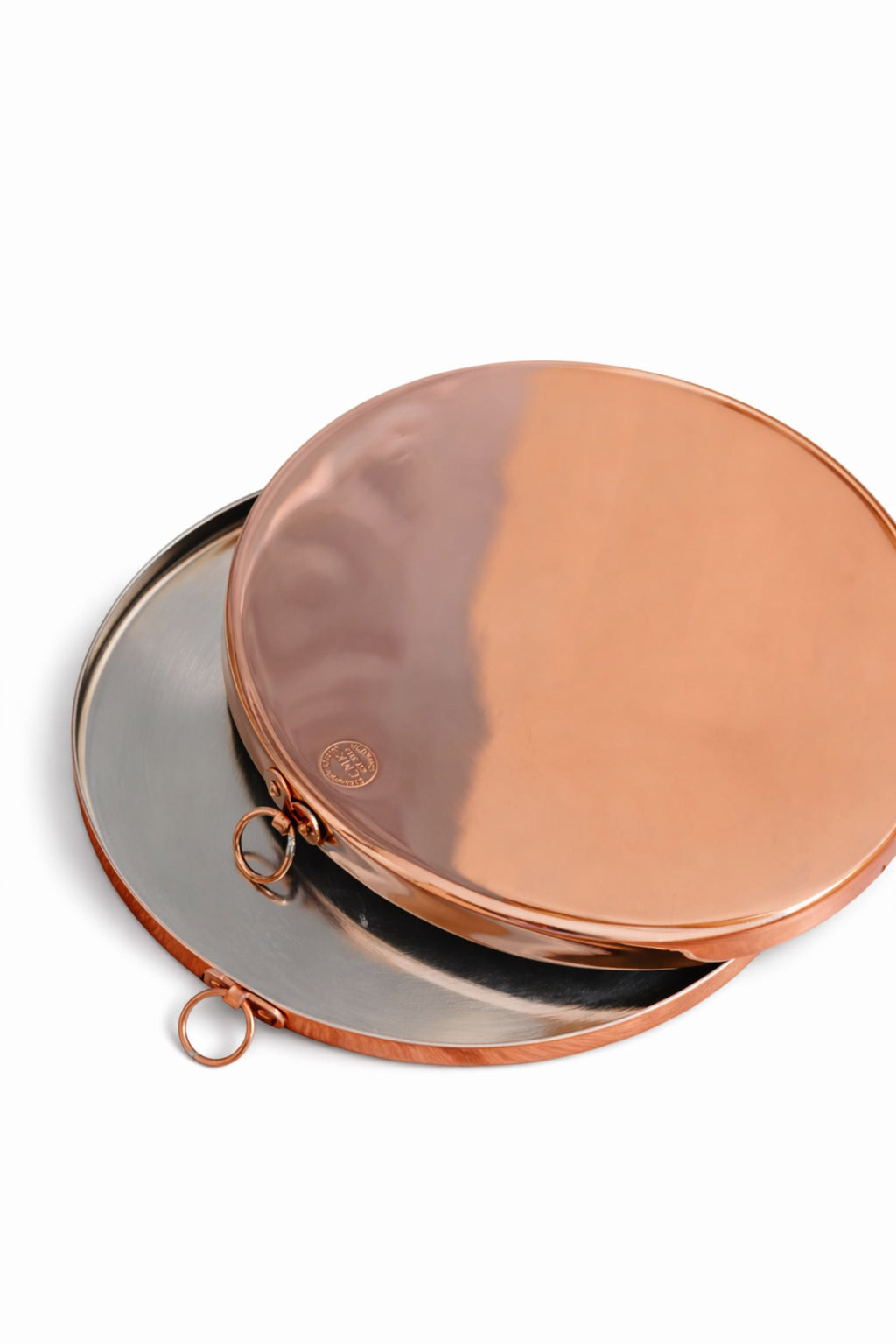 Copper Baking Dish on a white background