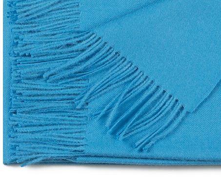 Solid Color Alpaca Throw