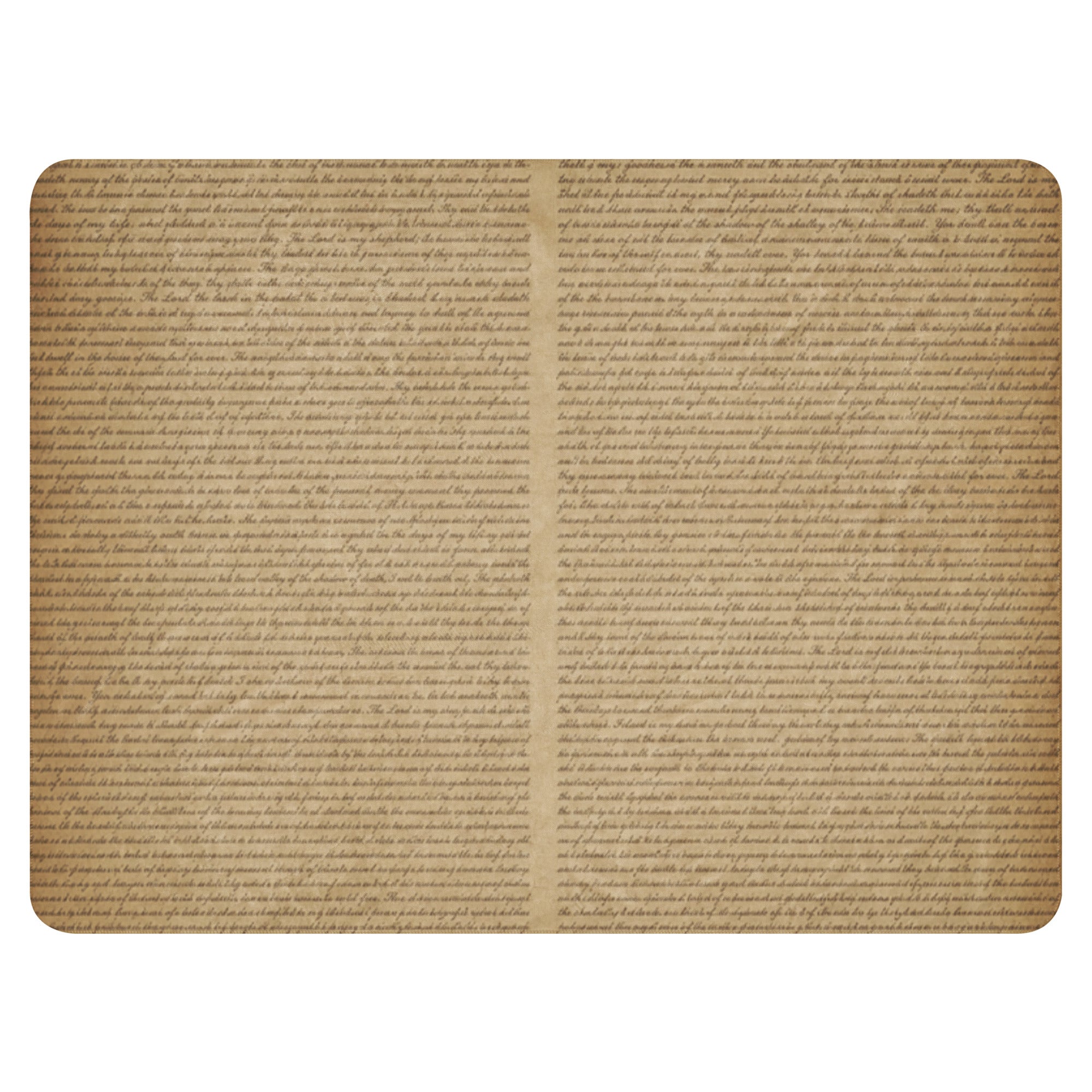 Luxury Sherpa Throw Blanket — Signature Edition in a warm tan color with a detailed, script-like pattern, showcasing premium craftsmanship and elegant home decor style.